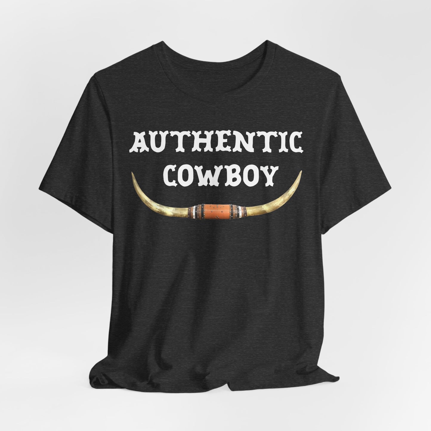 Authentic Cowboy T-Shirt – Western Longhorn Graphic Tee