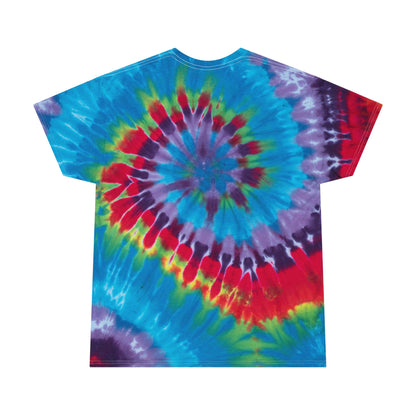 Tie-Dye Tee — Spiral Tie-Dye Shirt with "This Could Be a Sign" Graphic