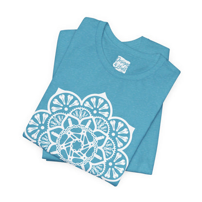 Bike Part Mandala - Unisex Jersey Short Sleeve Tee