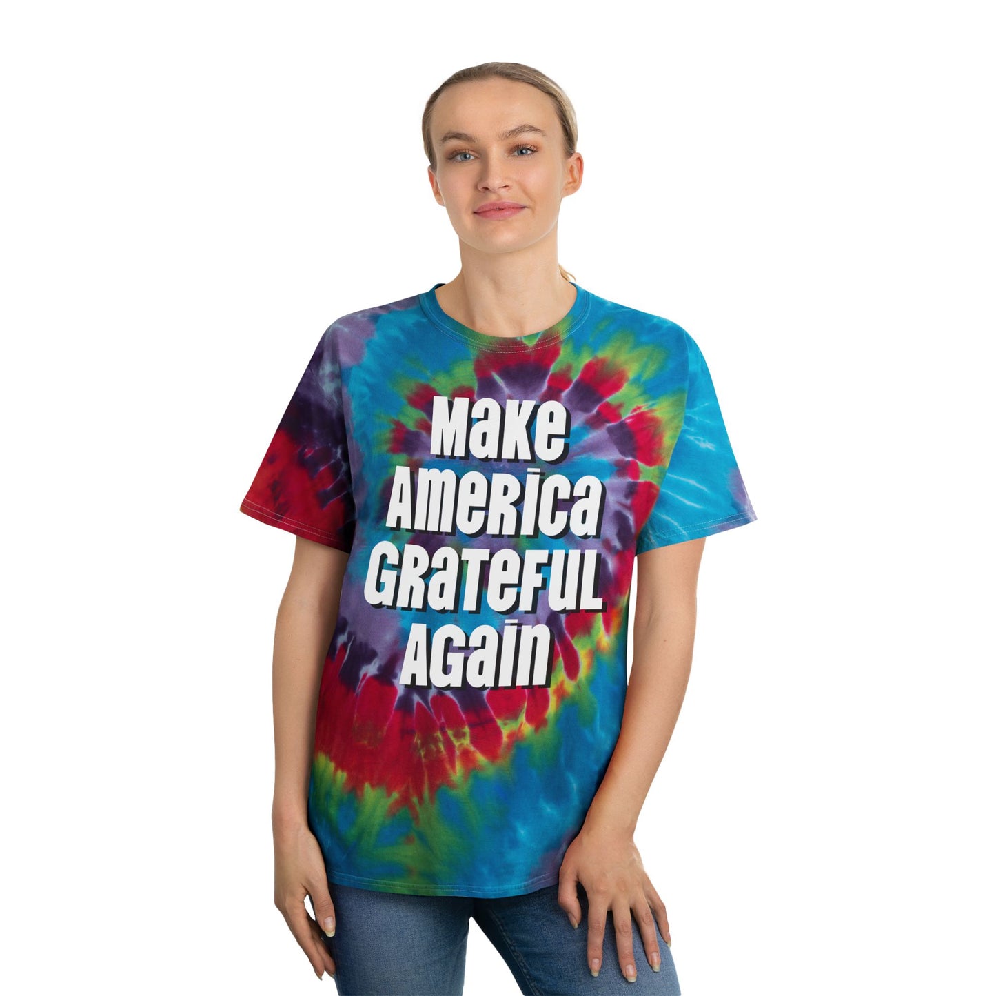 Make America Grateful Again Tie-Dye Tee