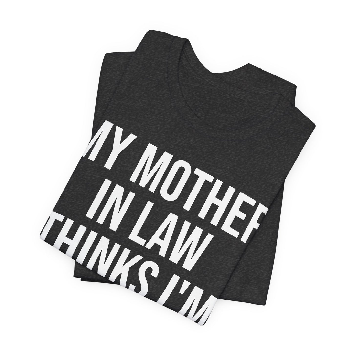 My Mother-in-Law Thinks I’m The Most Handsome T-Shirt — Funny Family Gift Tee