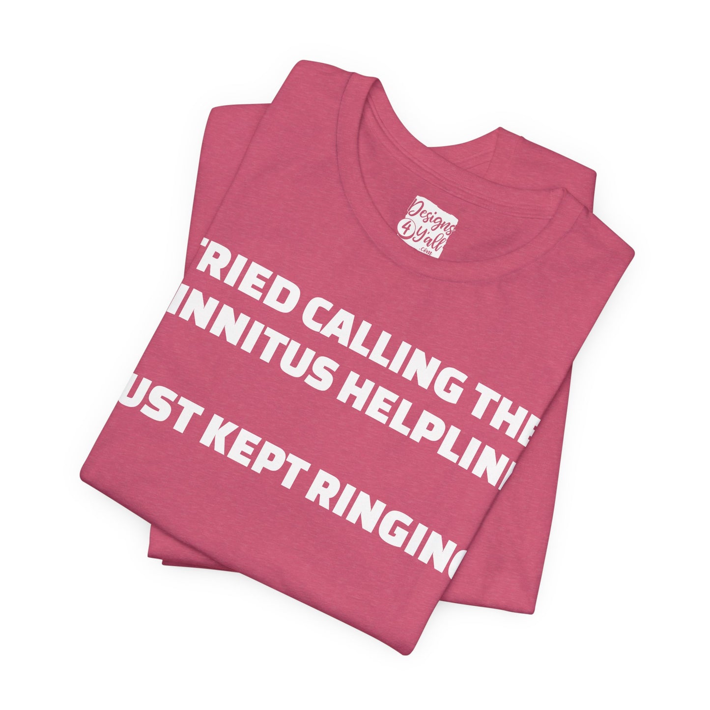 Tinnitus Helpline - Unisex Short Sleeve Tee