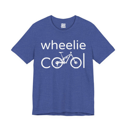 Wheelie Cool Full Suspension Mountain Bike T-Shirt — Bicycle Graphic Tee