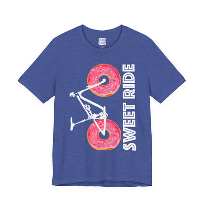 Sweet Ride (MTB) Vertical - Unisex Jersey Short Sleeve Tee
