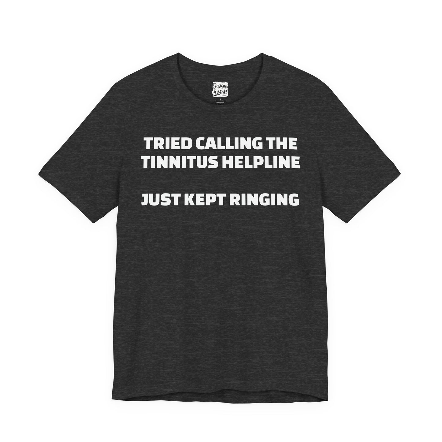 Tinnitus Helpline - Unisex Short Sleeve Tee