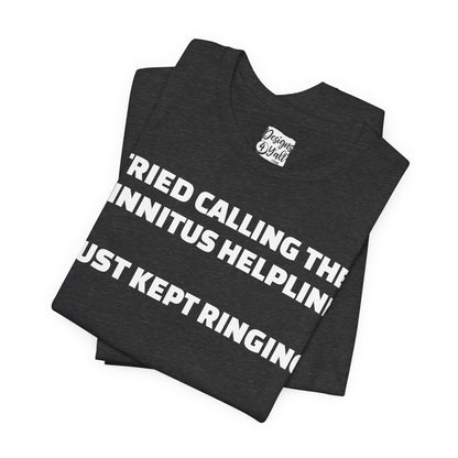 Tinnitus Helpline - Unisex Short Sleeve Tee