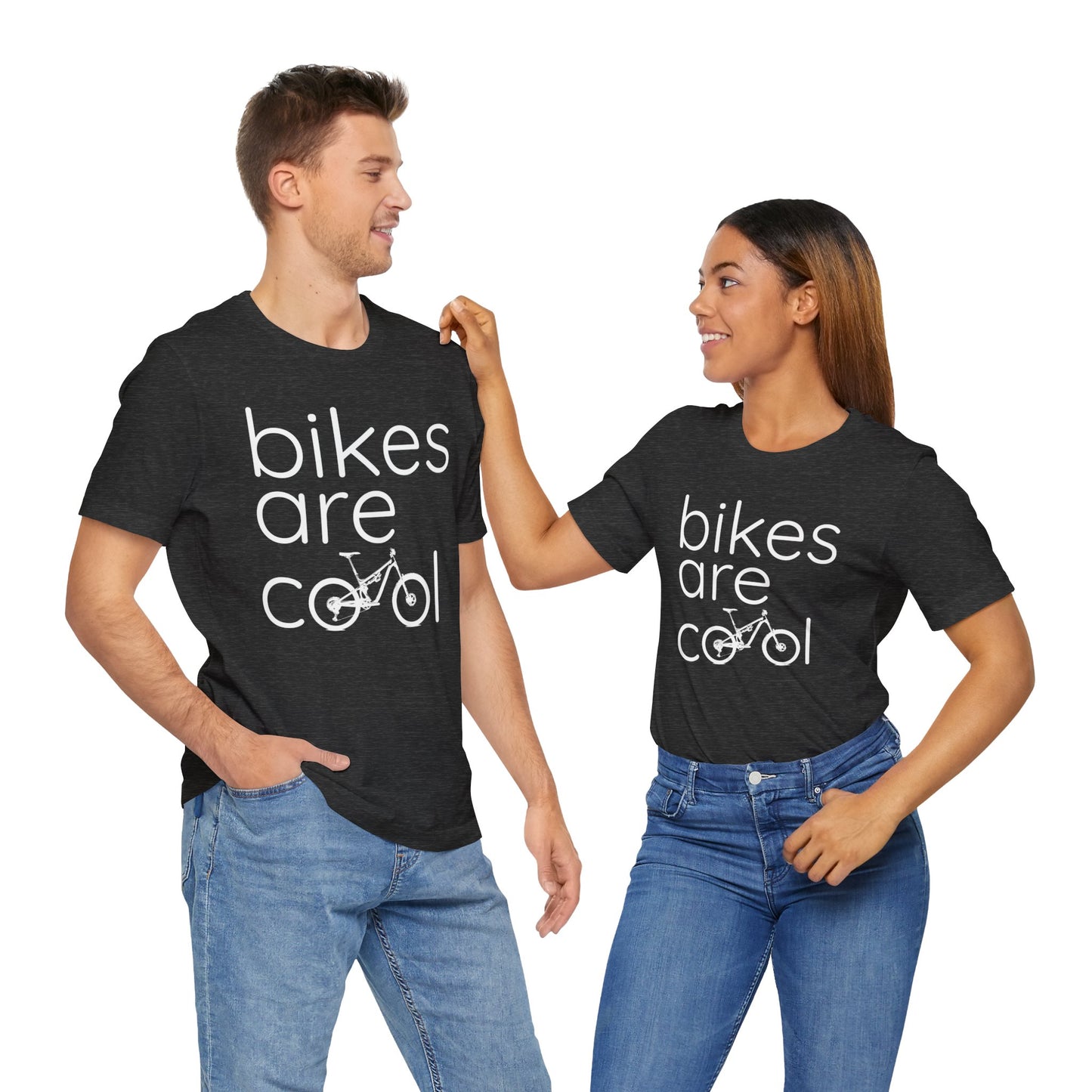 Bikes are Cool (FS MTB) - Unisex Short Sleeve Tee