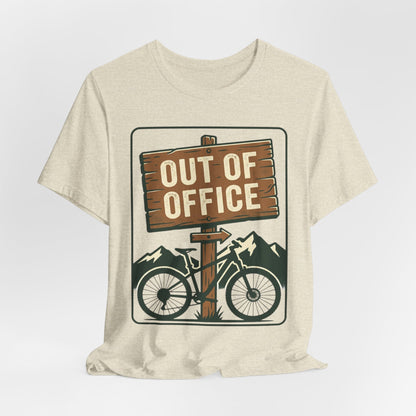 Out of Office Bicycle Tee — Mountain Bike Adventure T‑Shirt