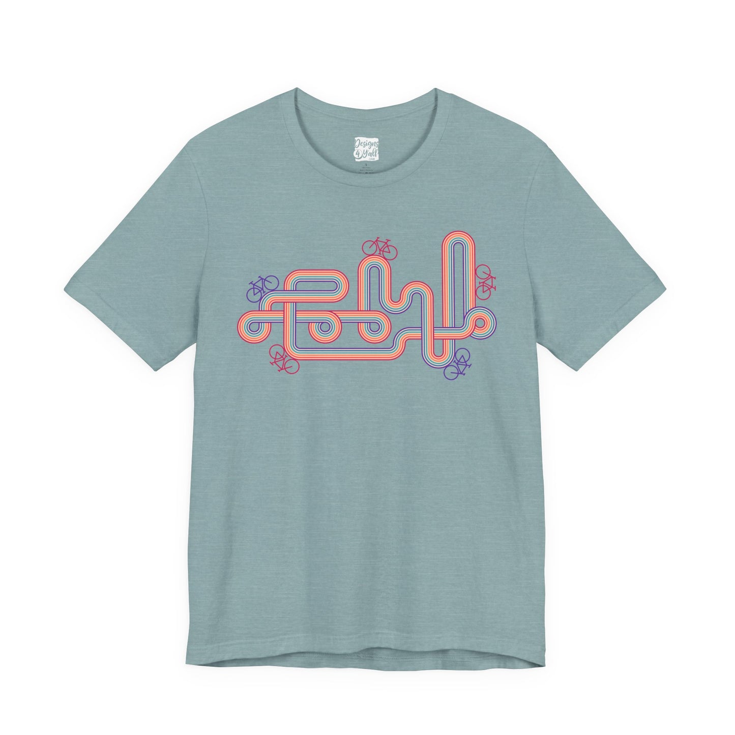Rainbow Laps - Unisex Short Sleeve Tee