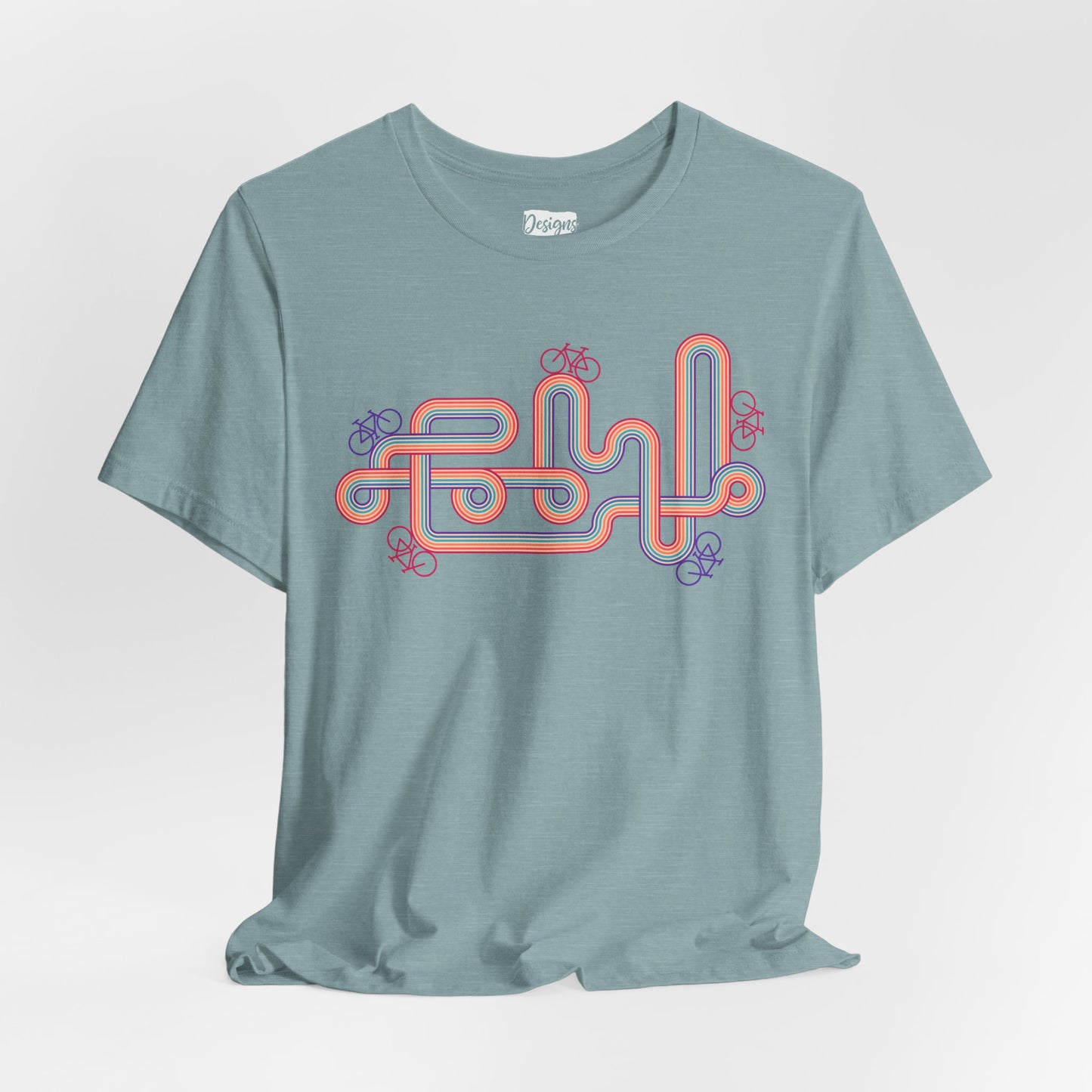 Rainbow Laps - Unisex Short Sleeve Tee