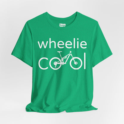 Wheelie Cool Full Suspension Mountain Bike T-Shirt — Bicycle Graphic Tee