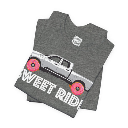 Sweet Ride Pickup Truck T‑Shirt — Donut Wheels Graphic Tee
