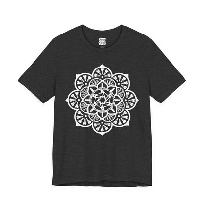 Bike Part Mandala - Unisex Jersey Short Sleeve Tee