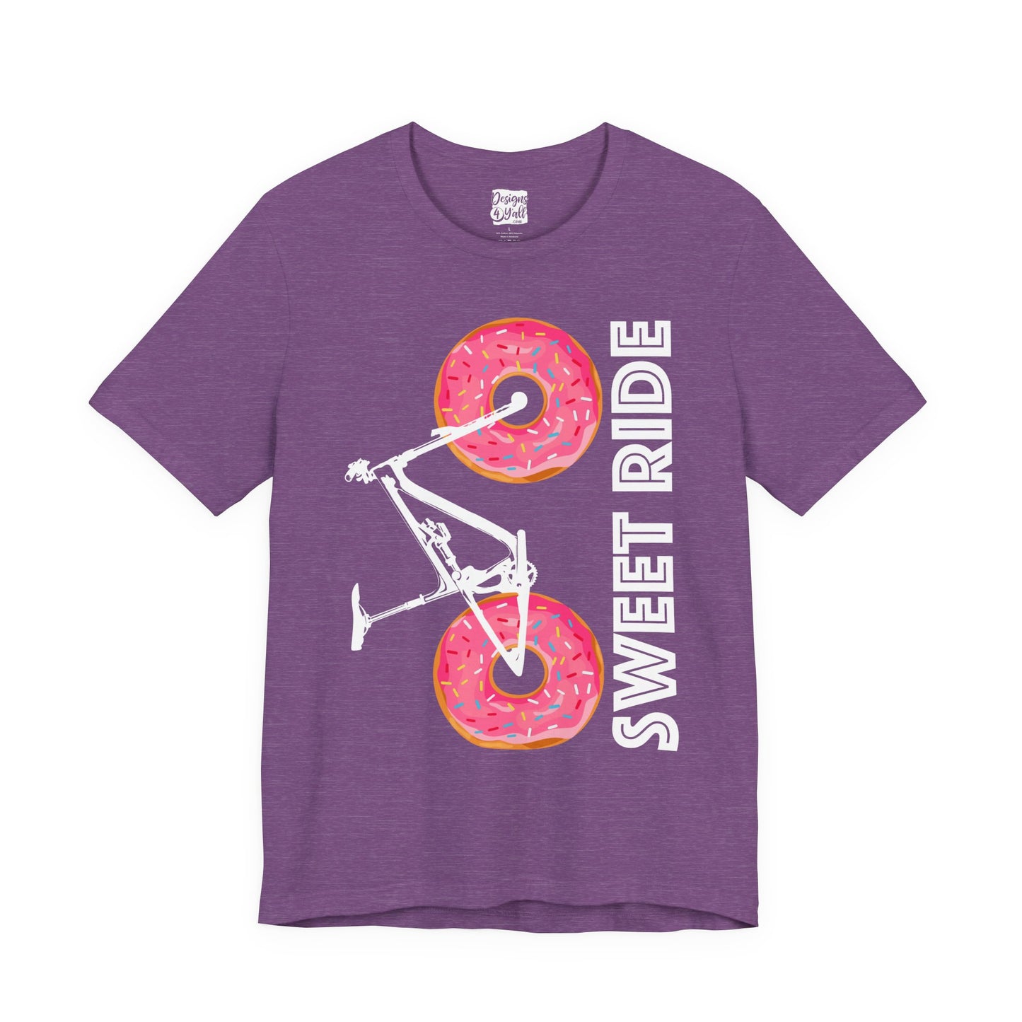 Sweet Ride (MTB) Vertical - Unisex Jersey Short Sleeve Tee