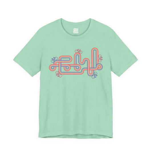 Rainbow Laps - Unisex Short Sleeve Tee