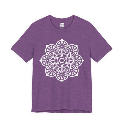 Bike Part Mandala - Unisex Jersey Short Sleeve Tee