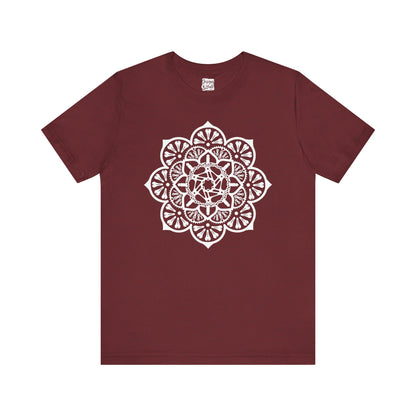 Bike Part Mandala - Unisex Short Sleeve Tee