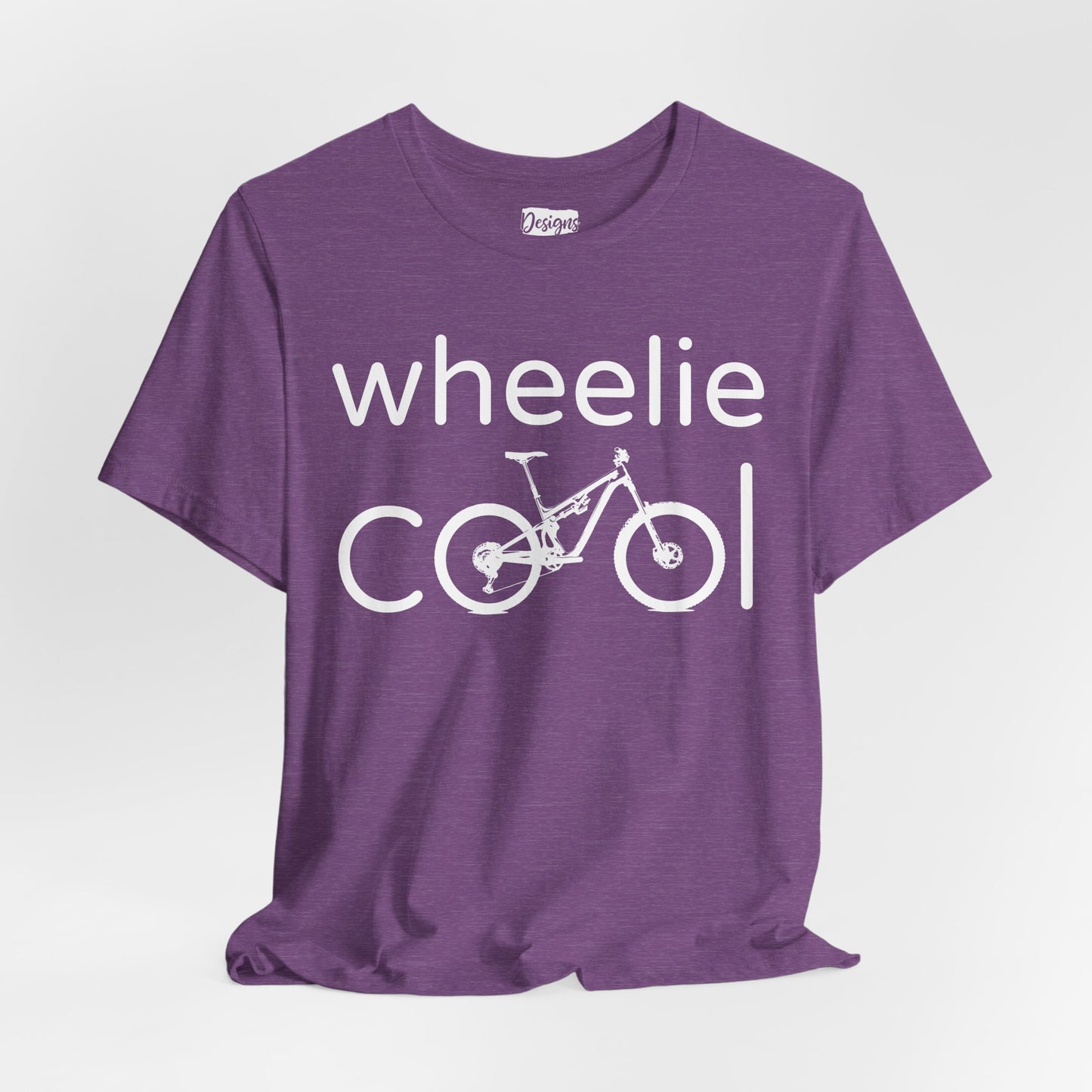 Wheelie Cool Full Suspension Mountain Bike T-Shirt — Bicycle Graphic Tee