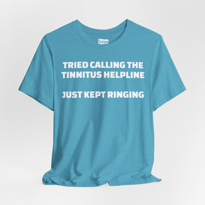 Tinnitus Helpline - Unisex Short Sleeve Tee