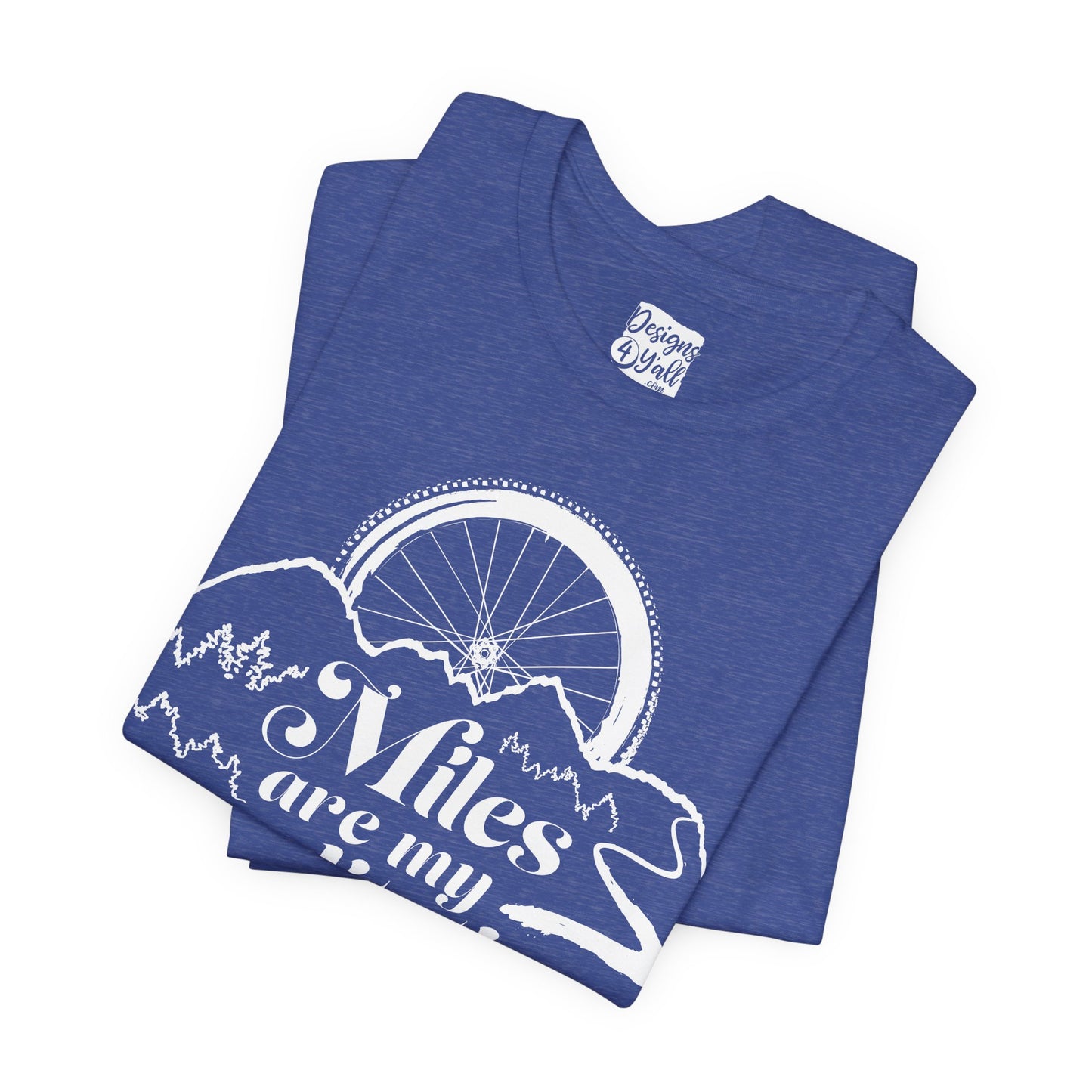 Miles are My Meditation (Bike) - Unisex Jersey Short Sleeve Tee