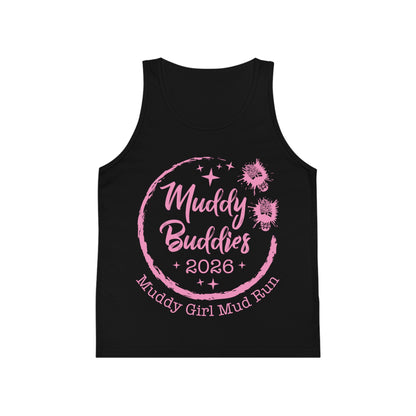 Muddy Buddies 2026 Kid’s Jersey Tank — Muddy Girl Mud Run Racerback