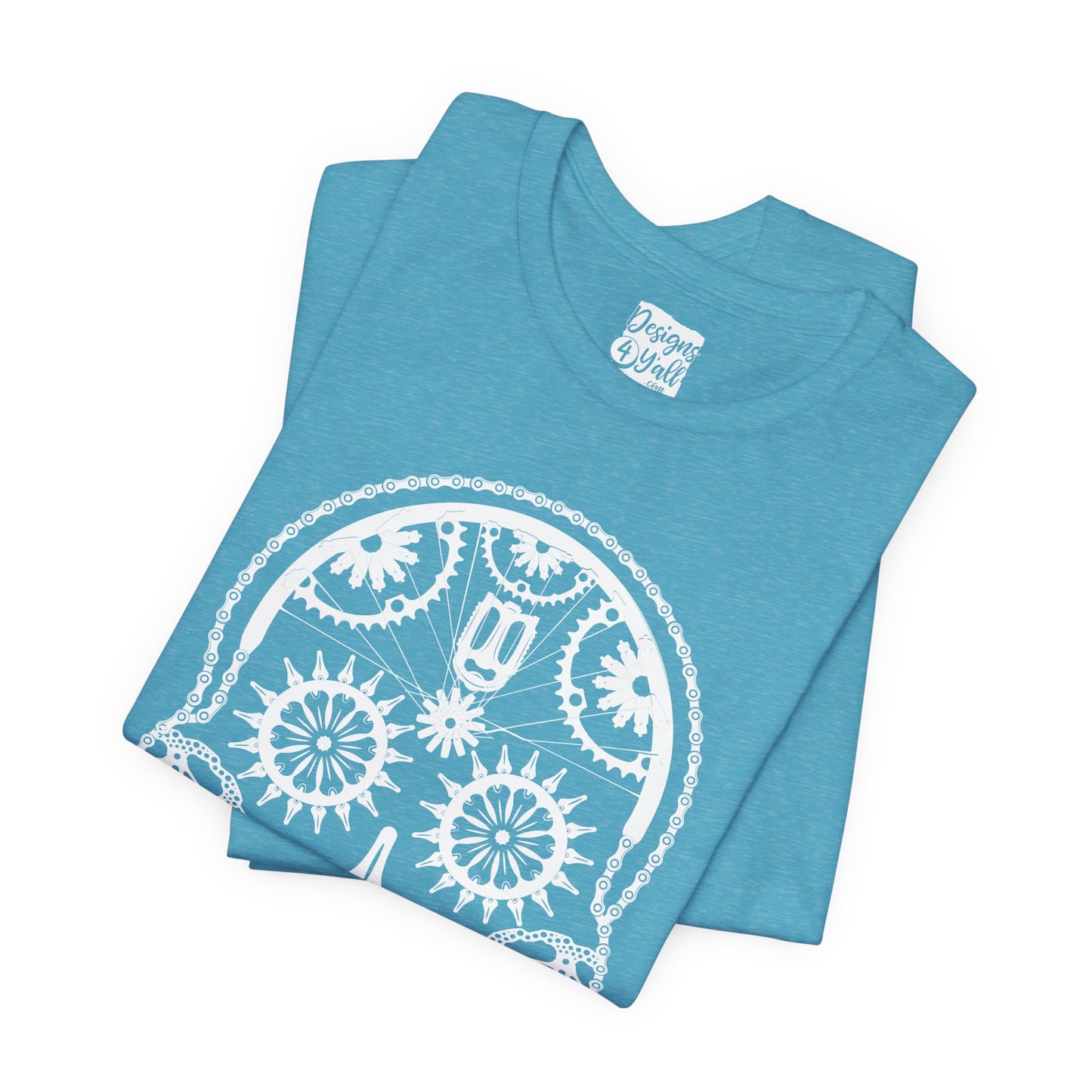Bike Part Sugar Skull - Unisex Jersey Short Sleeve Tee