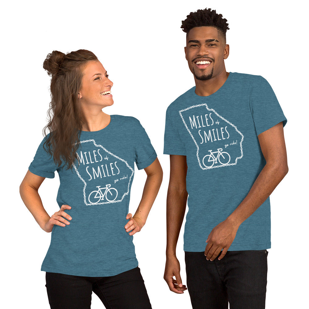 Georgia Miles of Road Smiles - Unisex t-shirt